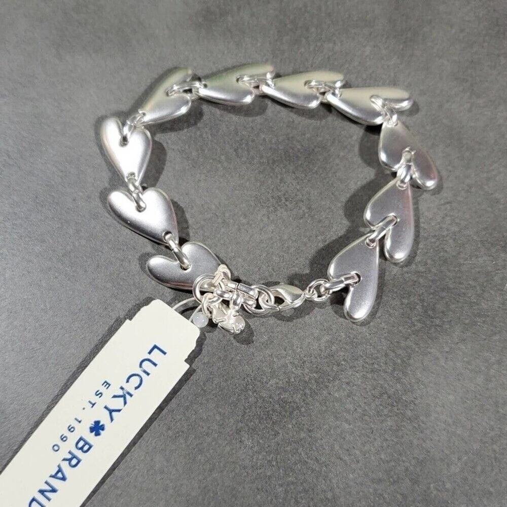 New Lucky brand heart bracelet